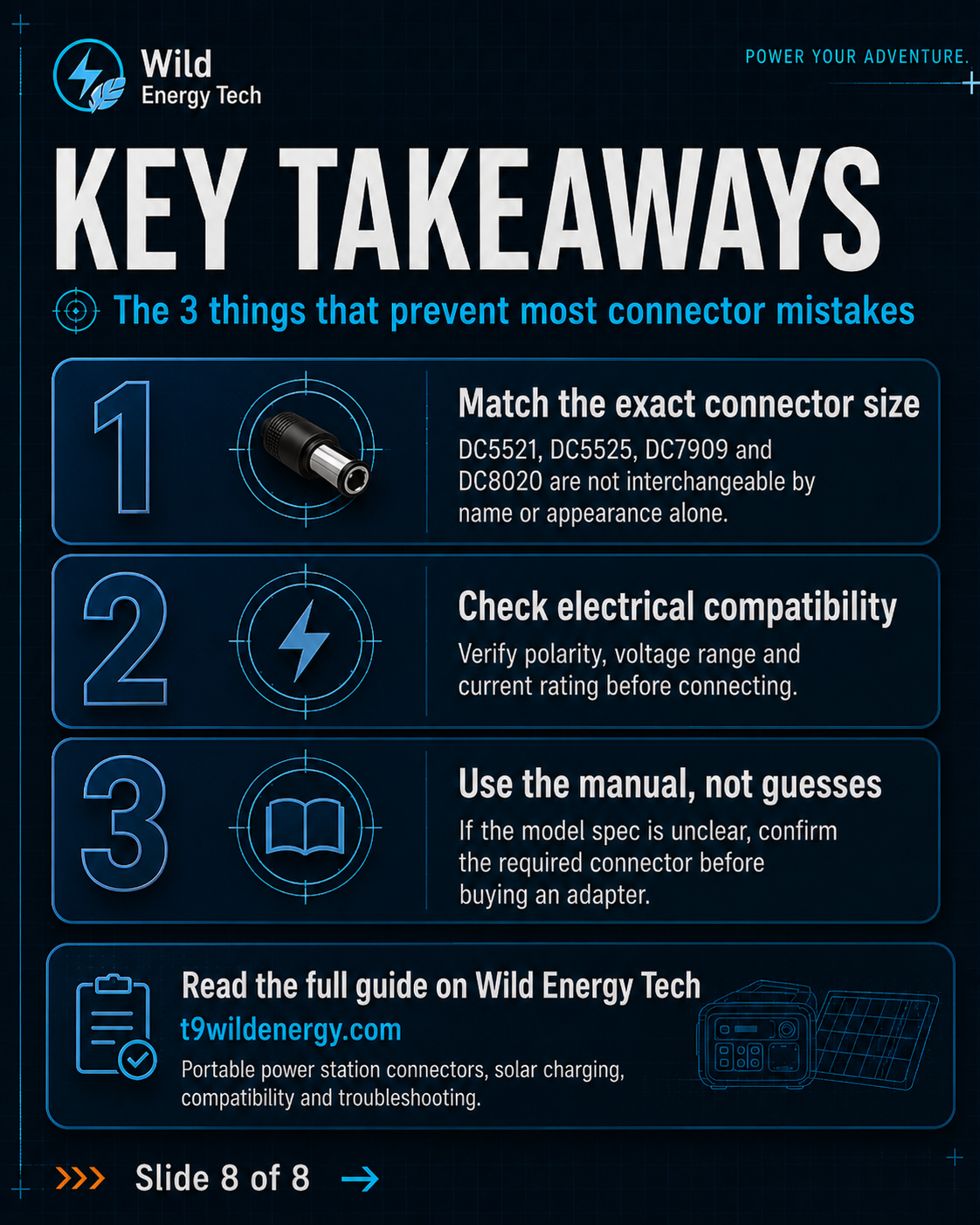 Key takeaways for choosing the correct DC barrel connector