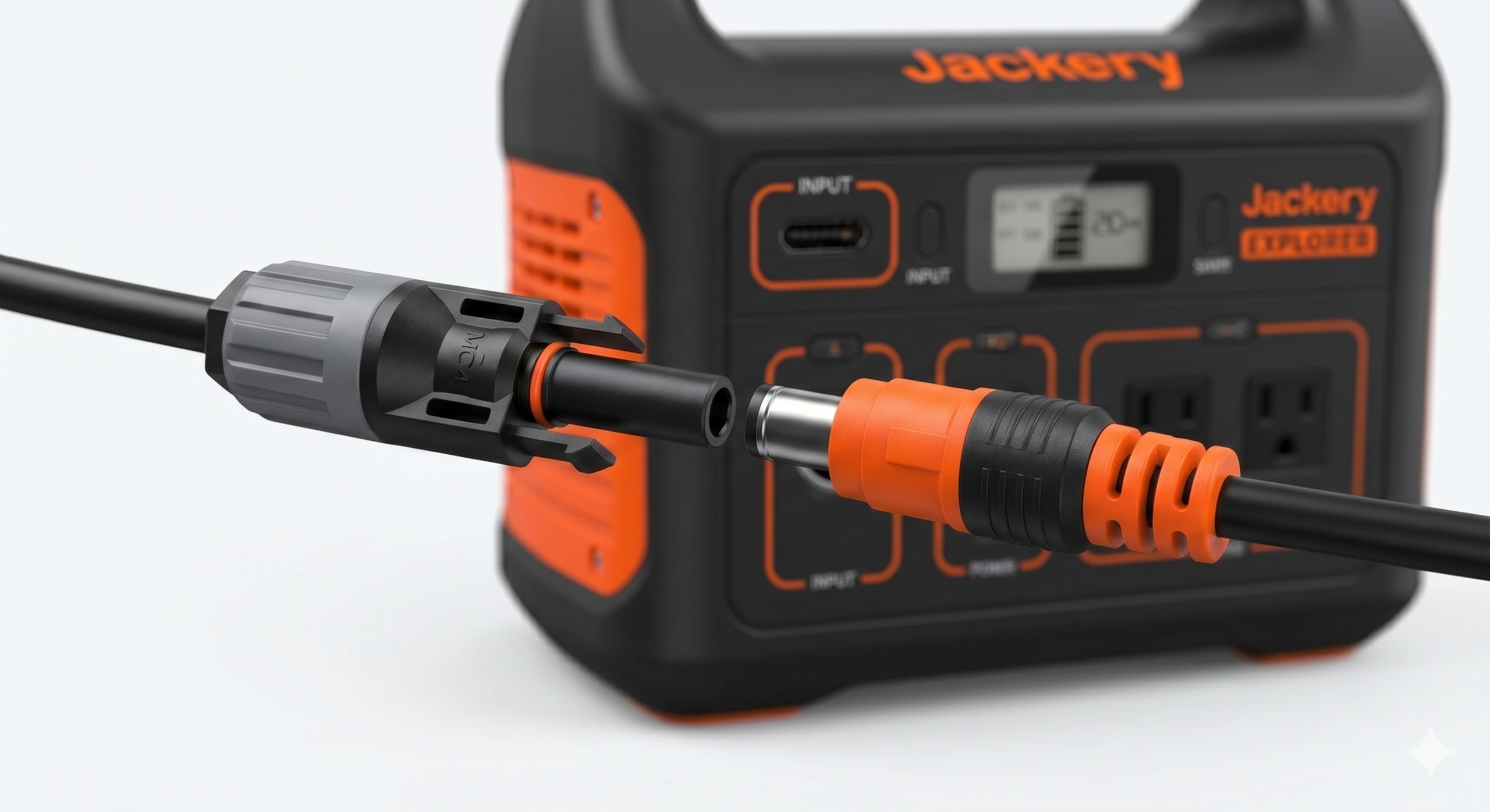 Jackery portable power station with solar charging inputs